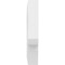 Ekena Millwork Gibralter Architectural Grade PVC Running Trim, 4"H x 5/8"P x 48"L RUNP04X0625X48GIB - alternate 3